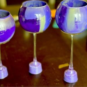 Candle holder for the purple lover